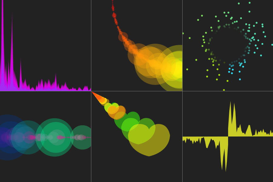 Canvas visualizations using HTML5 and patched version of Firefox