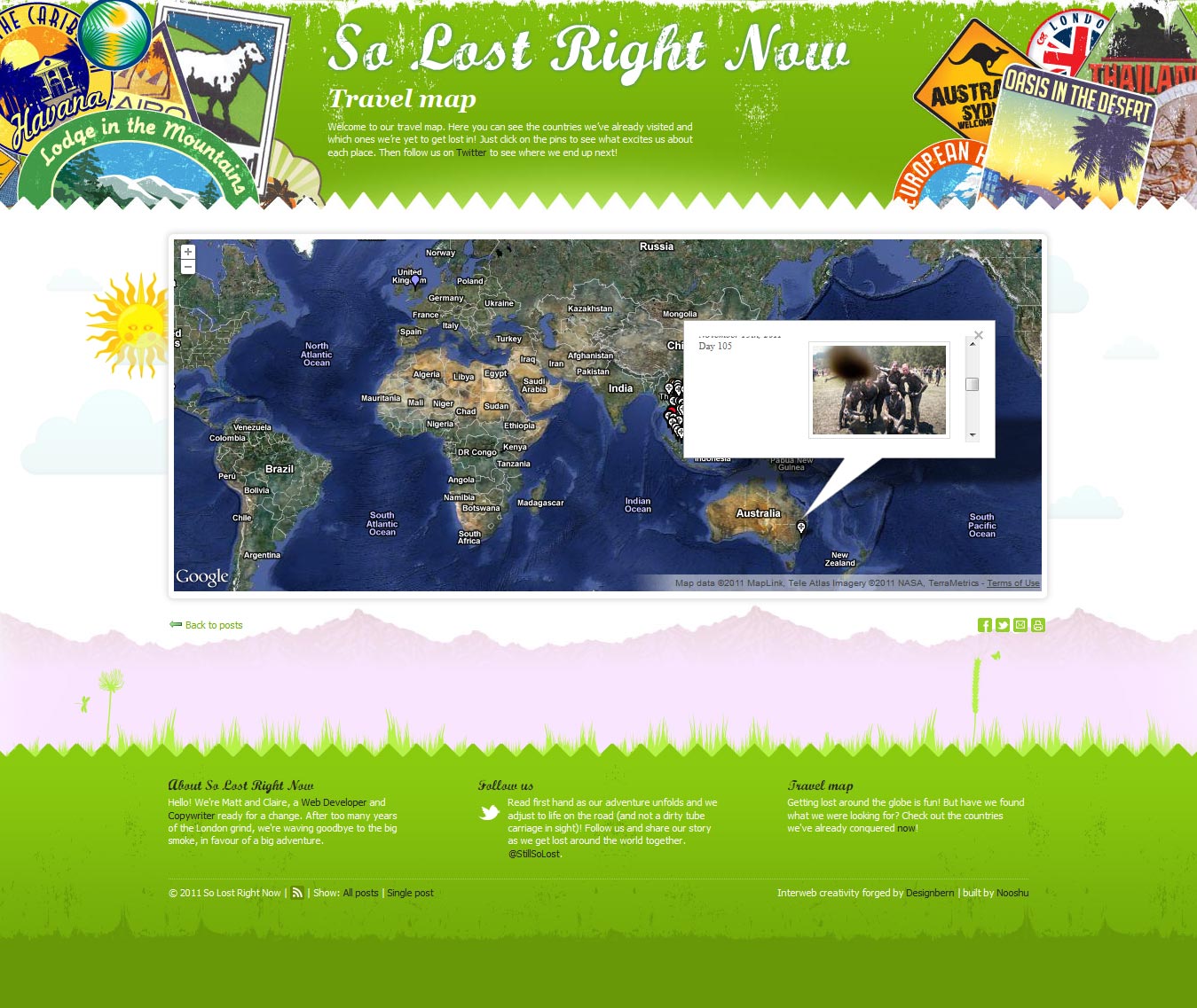 So Lost Right Now map page.